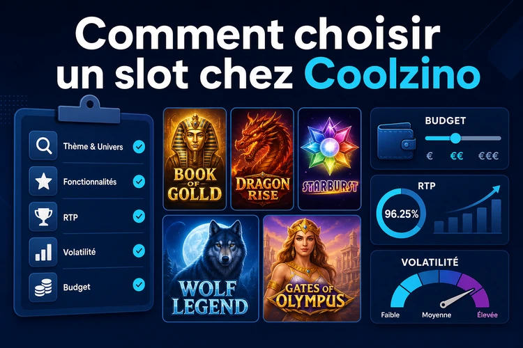 Comment choisir un slot chez Coolzino